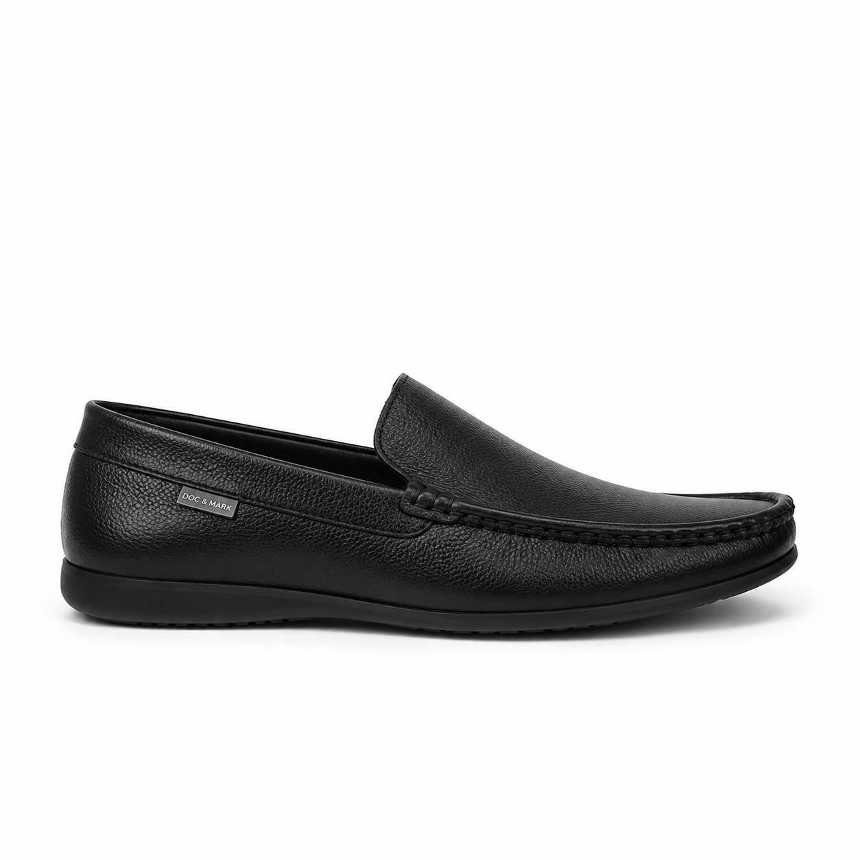 Men's Stylish Leather Loafers 621 BK CBN